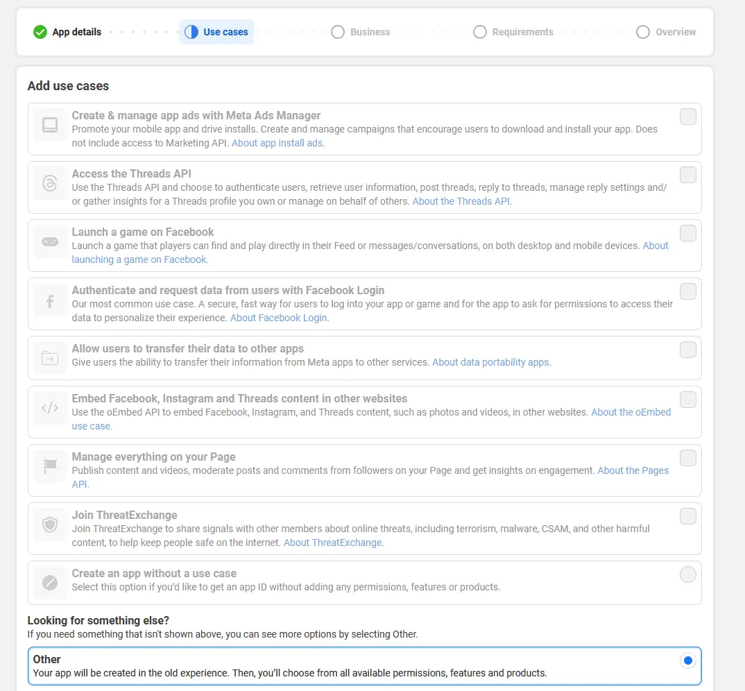 Other app use cases